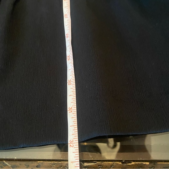 Ann Taylor Petite 00P Black Flowy Dress with Geometric Embroidery - Picture 14 of 14